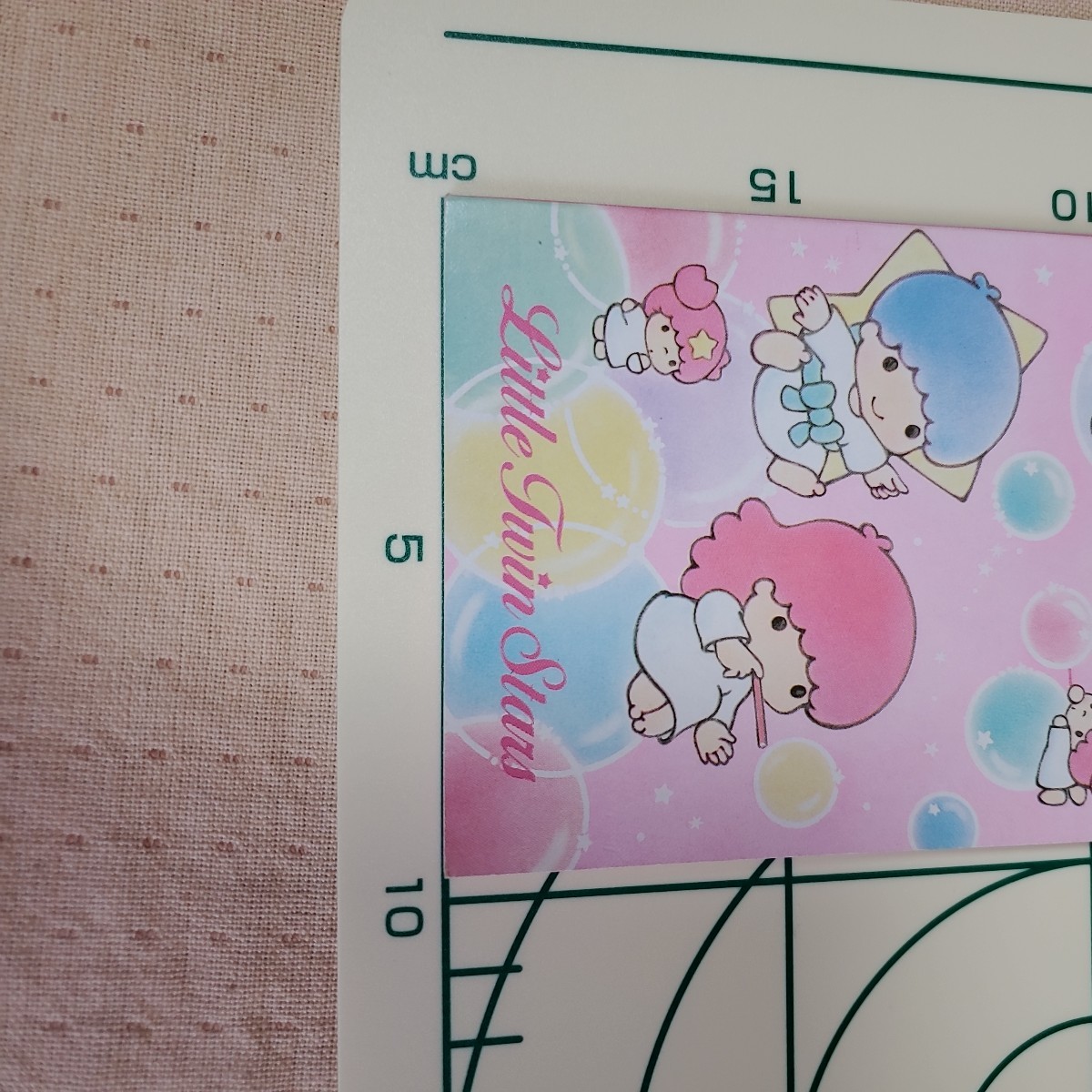 当時物　リトルツインスターズ　ミニノート　未使用品　1987年製　昭和レトロ　MADE IN JAPAN　サンリオ正規品　SANRIO　キキララ_画像3