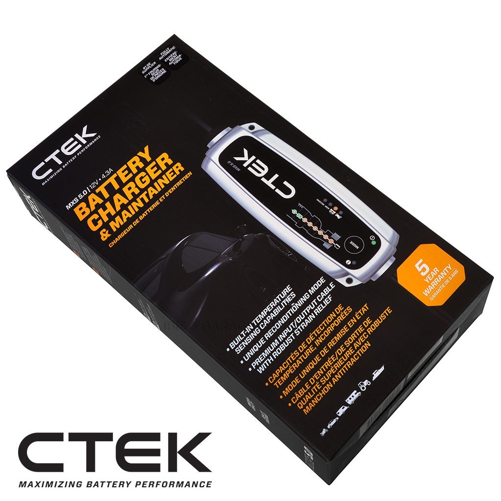 CTEK シーテック バッテリー チャージャー MXS5.0 新世代モデル 正規日本語説明書付 二輪モードにもAGM/RECONDモードを実装 新品_画像2