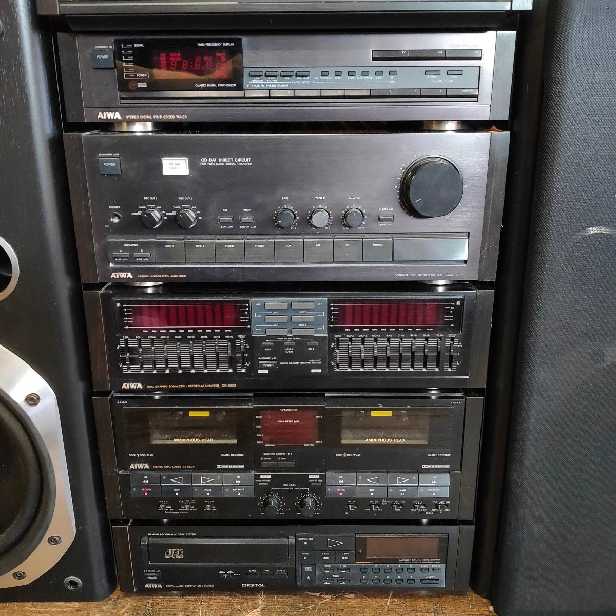 AIWA Aiwa PRIOR CDS-777 stereo player system SX-S777 LX-E777 AIWA Aiwa PRIOR CDS-777 stereo player system SX-S777 LX-E777
