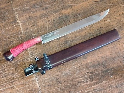 65%OFF【送料無料】 土佐打刃物 伝統工芸師 全長約61cm 101804/SR21M 狩猟刀 ナイフ 剣鉈 在銘 土佐正忠 ハンティングナイフ、狩猟刀 65%OFF【送料無料】 土佐打刃物 伝統工芸師 全長約61cm 101804/SR21M 狩猟刀 ナイフ 剣鉈 在銘 土佐正忠 ハンティングナイフ、狩猟刀