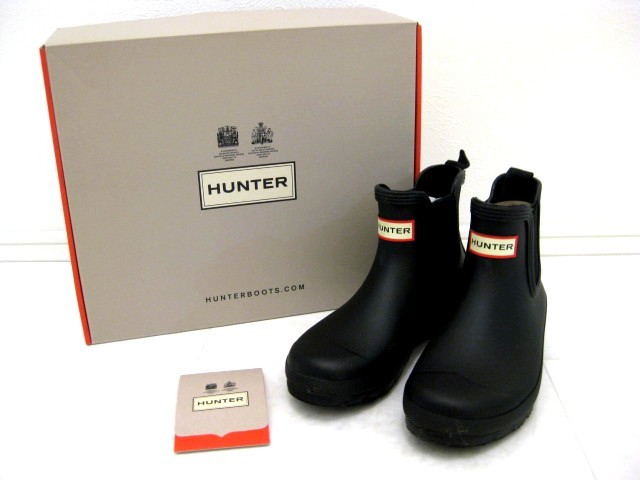 HUNTER Hunter lady's original Chelsea rain boots Woman Original Chelsea WFS2078RMA UK3 22 black black 