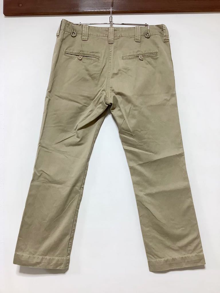 K-1142 Eddie Bauer エディーバウアー チノパン カラーパンツ W32 ベージュ系_画像2