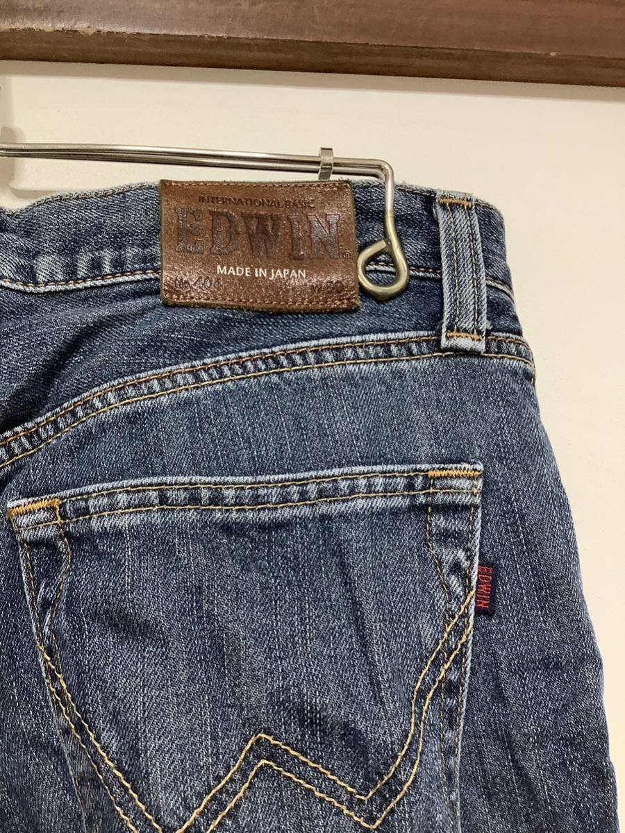 I-1126 EDWIN Edwin 404 Denim брюки W30 джинсы ji- хлеб сделано в Японии 