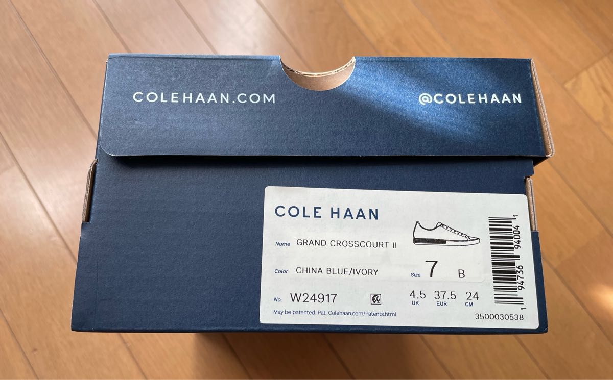 新品 29700円 COLEHAAN コールハーン グランド クロスコート II womens 7B 本革スニーカー 