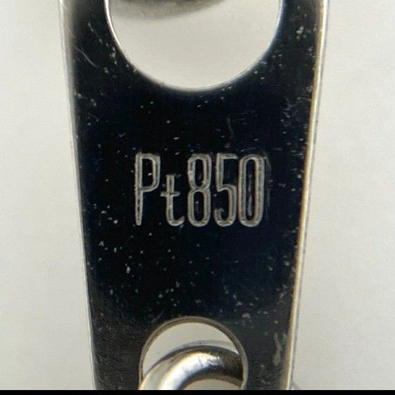 Pt850 デザインネックレス　
