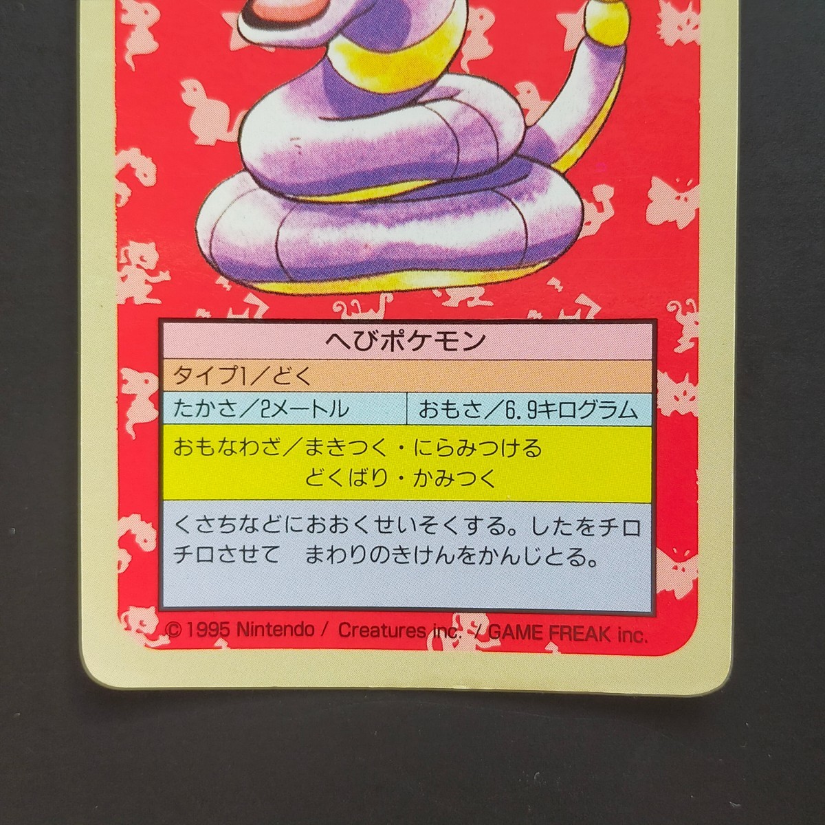 アーボ ポケモン No.エラー トップサン トップ Pokemon cards アーボ ポケモン No.エラー トップサン トップ Pokemon cards