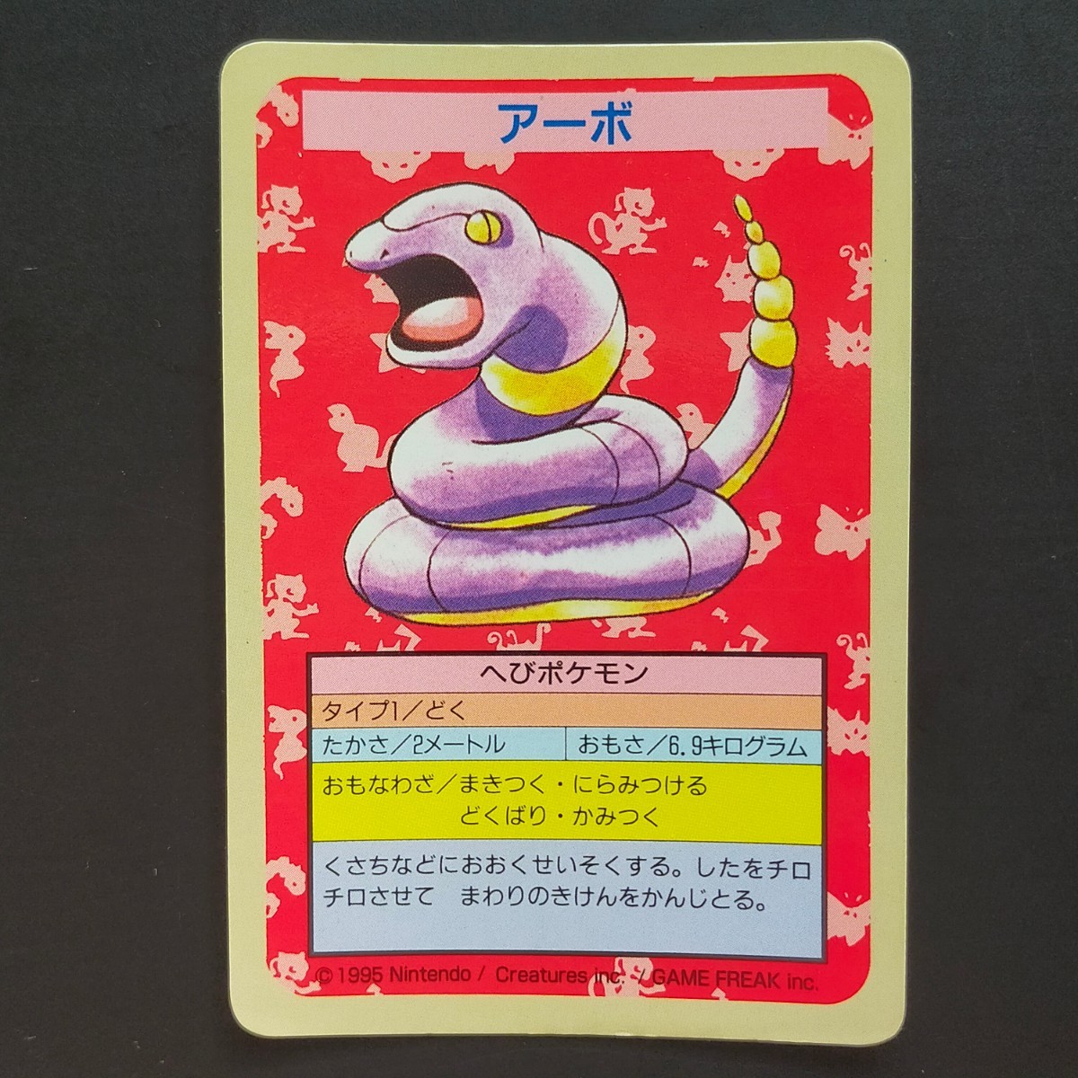 アーボ ポケモン No.エラー トップサン トップ Pokemon cards アーボ ポケモン No.エラー トップサン トップ Pokemon cards