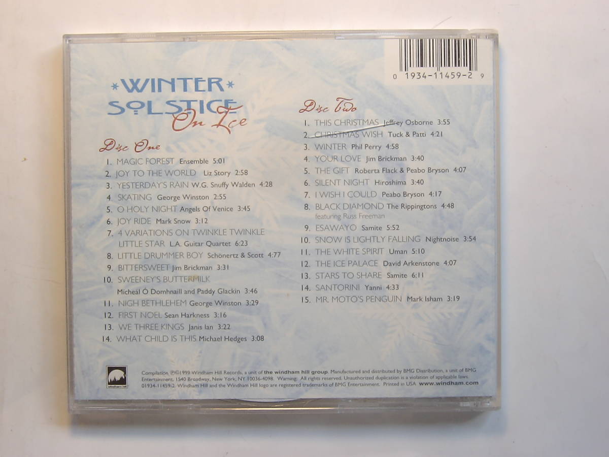 ♪　希少・中古ＣＤ　 WINDHAM HILL ARTISTS　/　Winter Solstice On Ice 　CD2枚組　タイトル表紙無し　♪ _画像5