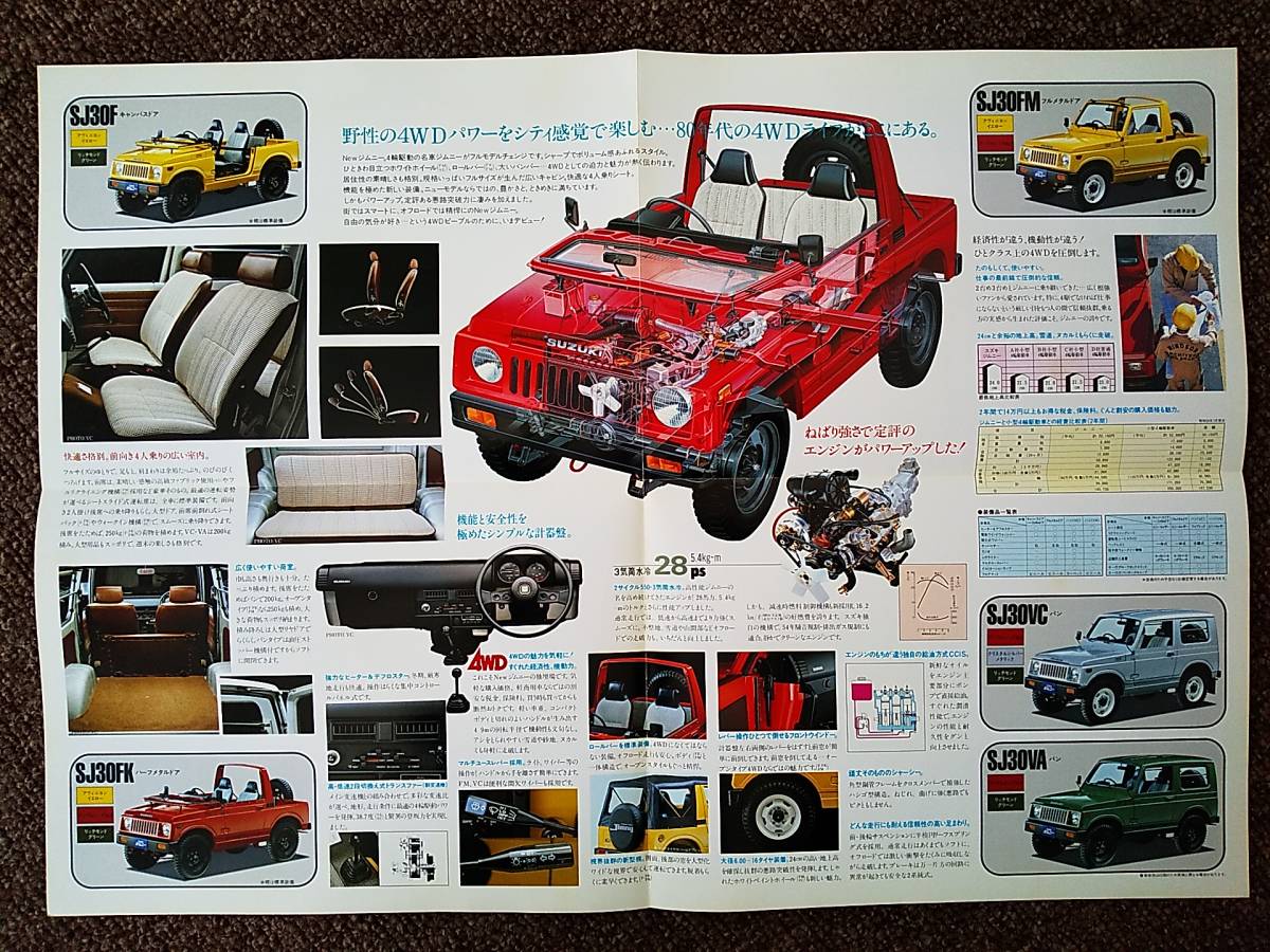 jimny SJ30 カタログ　ジムニー_画像6