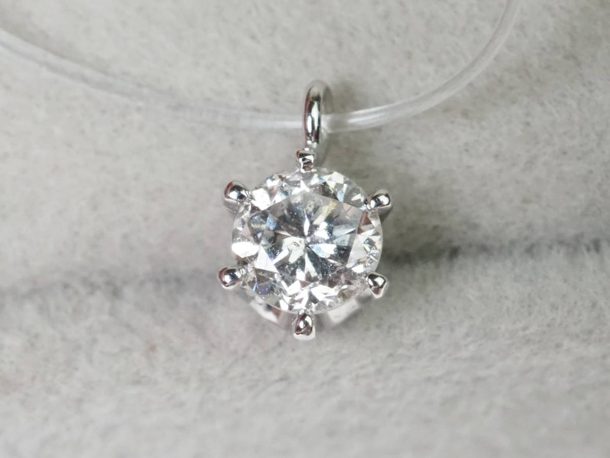 希少 黒入荷! 【2090A】Pt900プラチナ ペンダントトップ 0.322ct/0.52