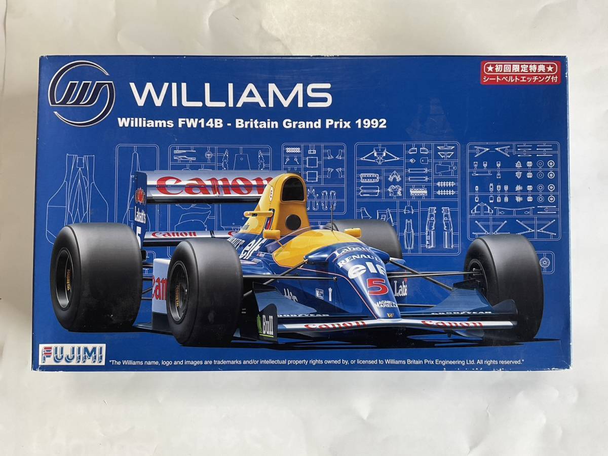 特別オファー フジミ 1/20 ウイリアムズ ルノー FW14B 1992 イギリスGP