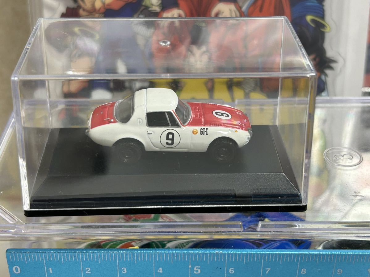 新品 REAL-X 1/72 ミニカー リアル-X ワークス 旧車 リアルエックス トヨタ スポーツ800 #9 トヨタレーシングカーヒストリーズコレクション_画像4