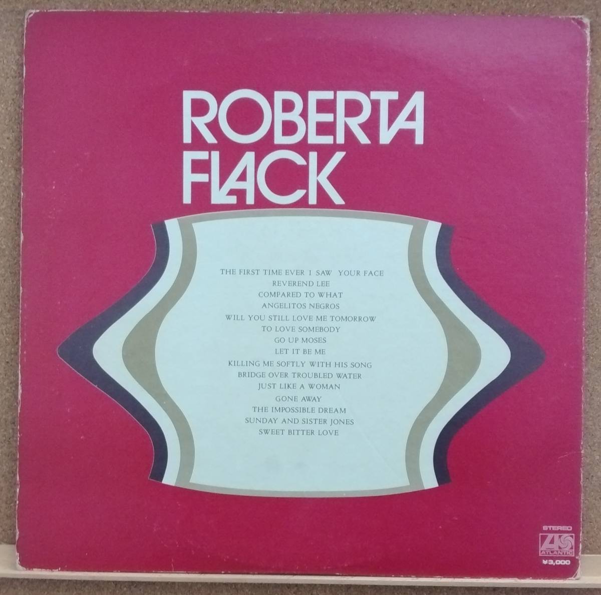 LP(Jazz・ピアニスト・2枚組・’73年盤) ロバータ・フラック ROBERTA FLACK / ロバータ・フラック Roberta Flack【同梱可能6枚まで】051016_画像2