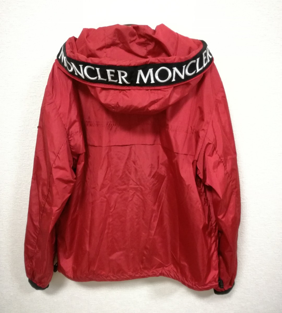 MONCLER モンクレール マセロー MASSEREAU ジャケット ワッペン レッド ブルゾン パーカー 赤 国内正規品