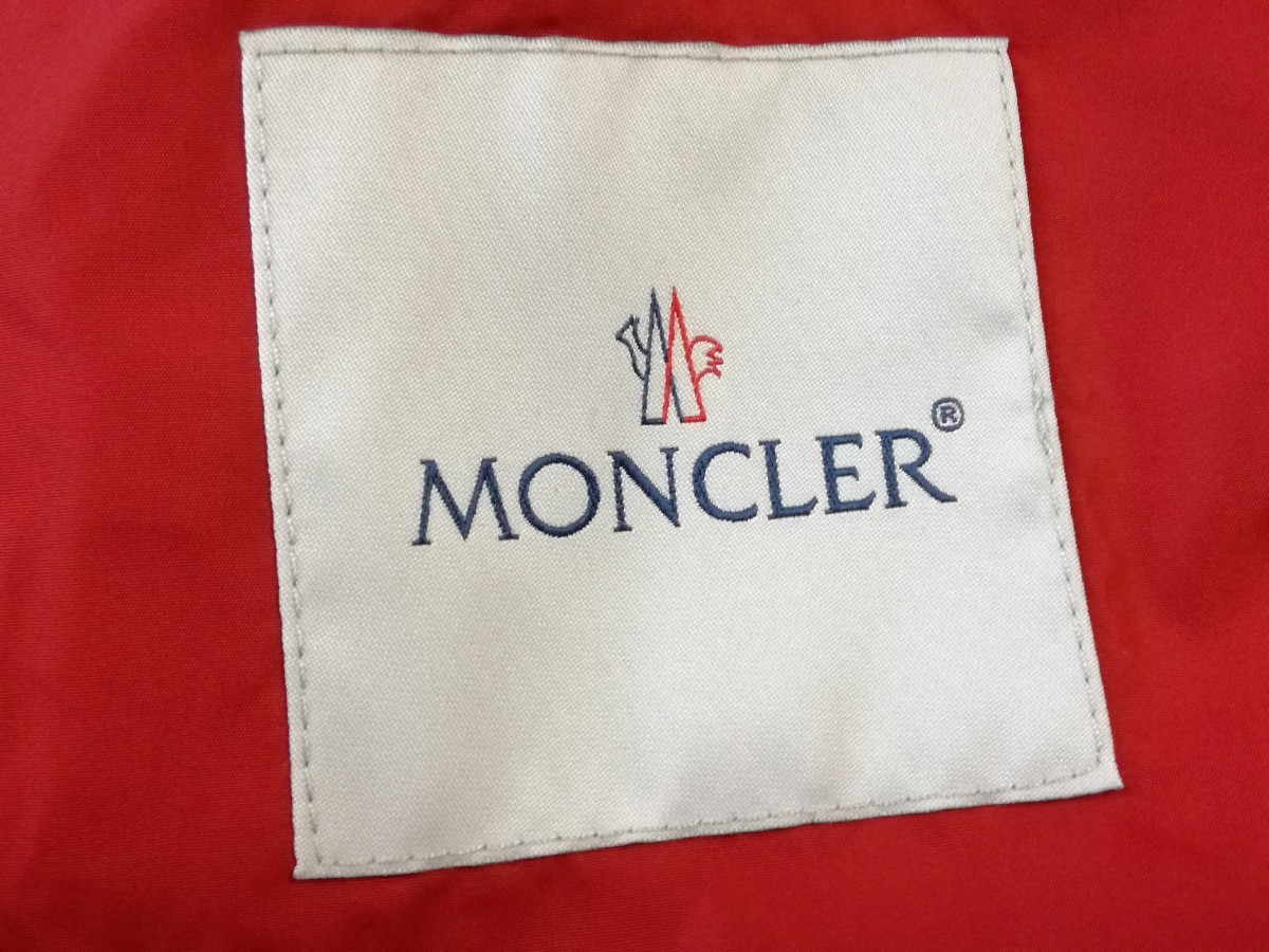 MONCLER モンクレール マセロー MASSEREAU ジャケット ワッペン レッド ブルゾン パーカー 赤 国内正規品_画像7