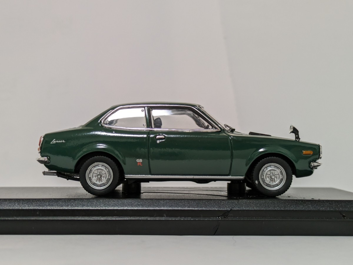 アシェット 国産名車コレクション 1/43 三菱 ランサー 1600 GSR 1973 難有り_画像3