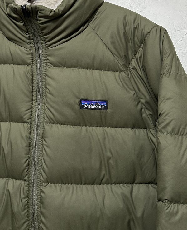 パタゴニア メンズ Lサイズ リバーシブル サイレント ダウン ジャケット フリース 20670 BSNG patagonia