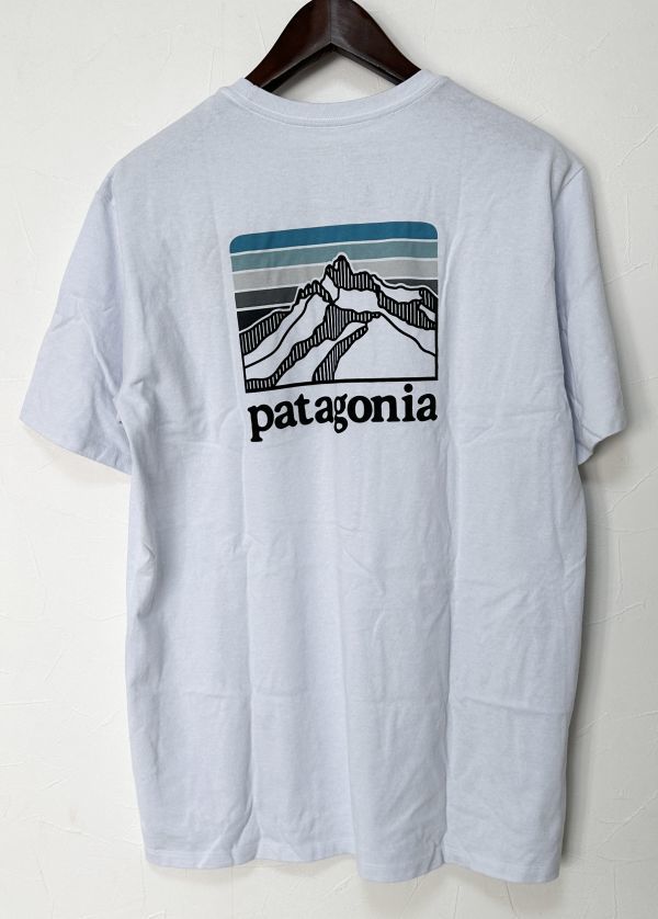 パタゴニア Tシャツ Mサイズ ラインロゴリッジポケットレスポンシビリティー PATAGONIA 38511 WHI