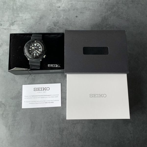 【定価6万円】セイコー プロスペックス SEIKO Prospex ダイバー ソーラー ラバーバンド 200M防水 メンズ腕時計 ブラック 新品 09113_画像9