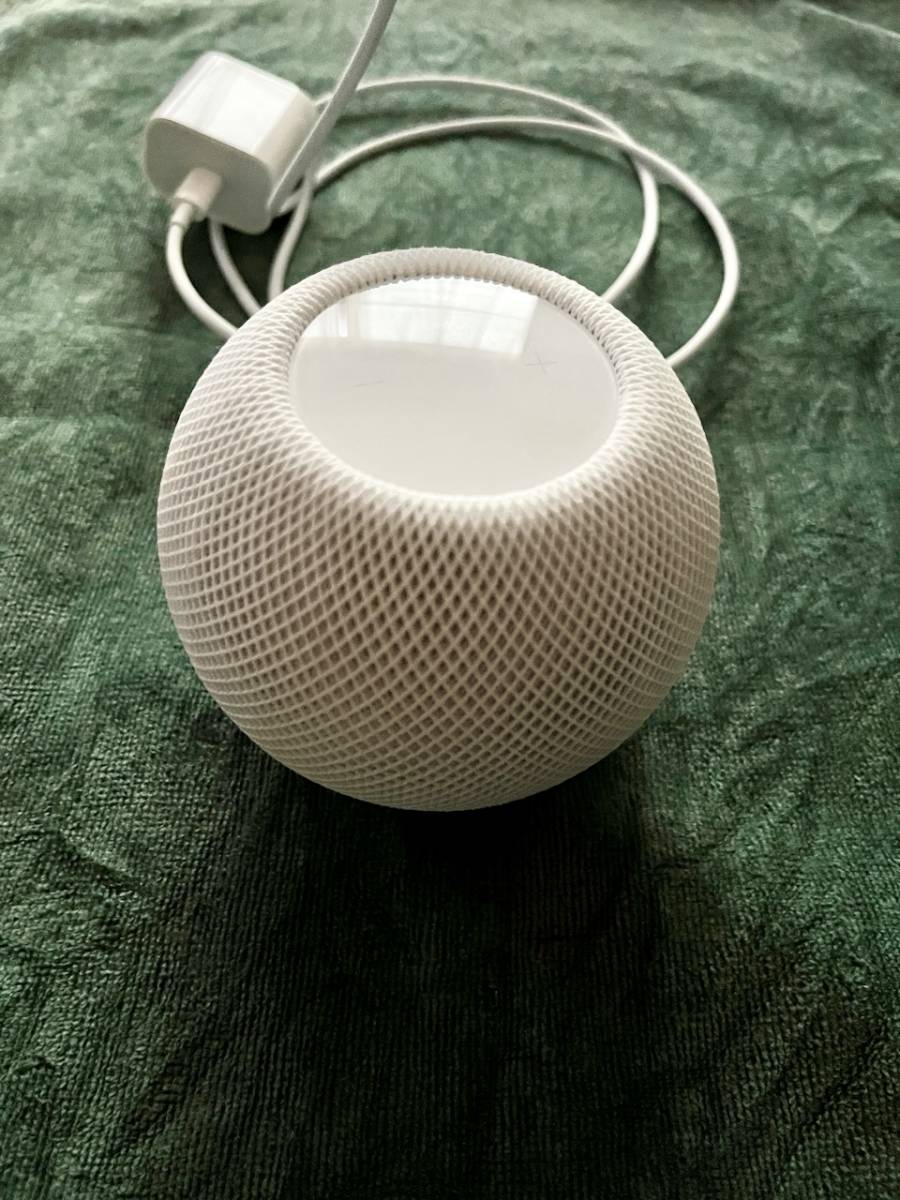円スタート Apple HomePod mini ホワイトスマートスピーカー本体