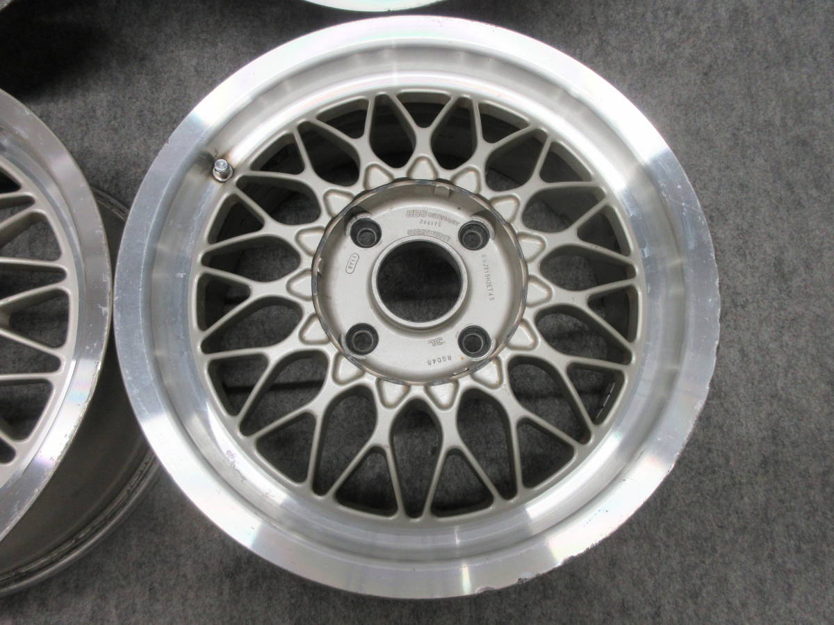 BBS RG 15 -inch with translation RG048 86 NISSAN 180SX Prelude Accord Leopard 100-4H processing to repair base 