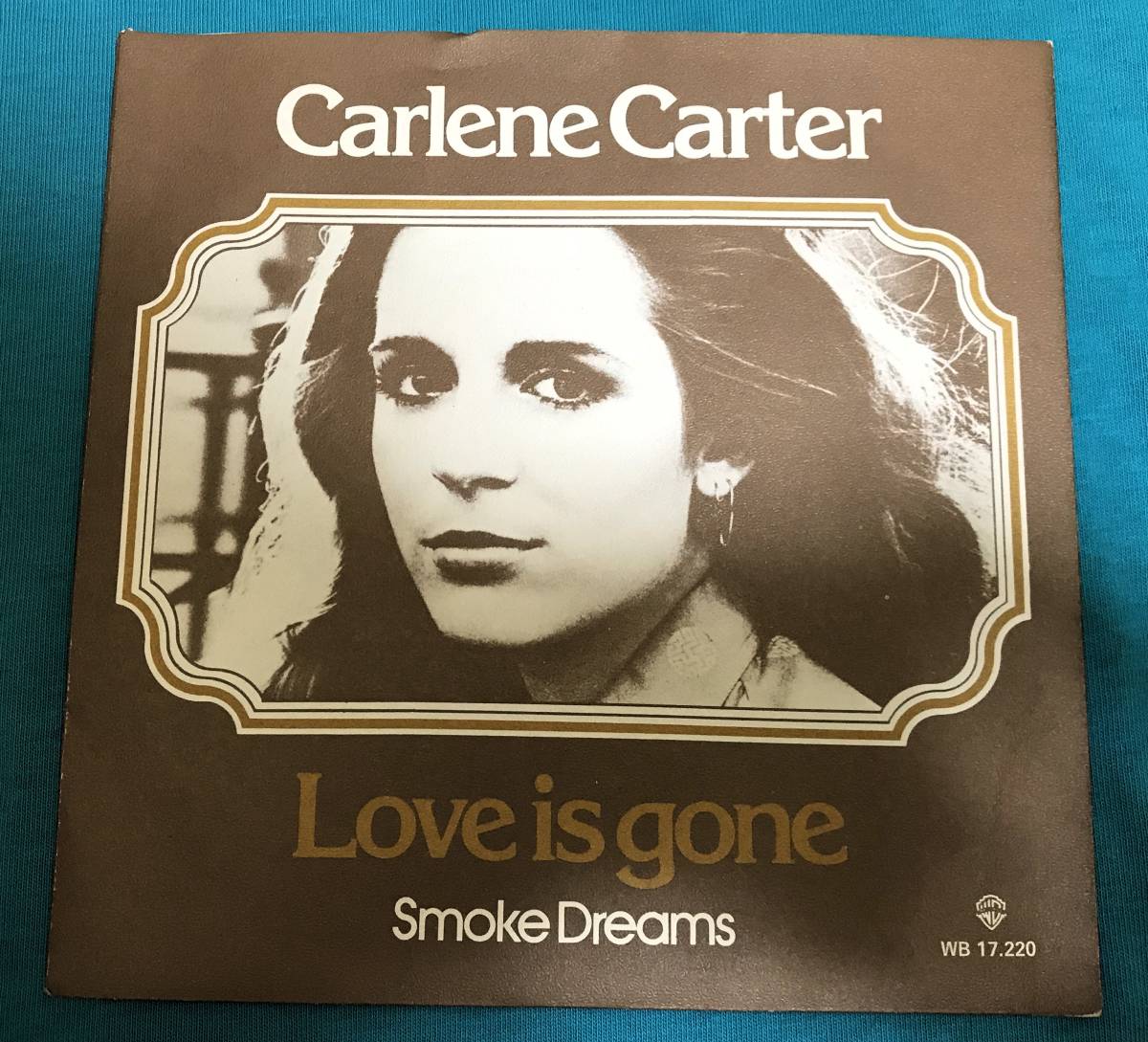 7”●Carlene Carter / Love Is Gone HOLLANDオリジナル盤 Warner 17.220 Bob Andrews　Brinsley Schwarz_画像2