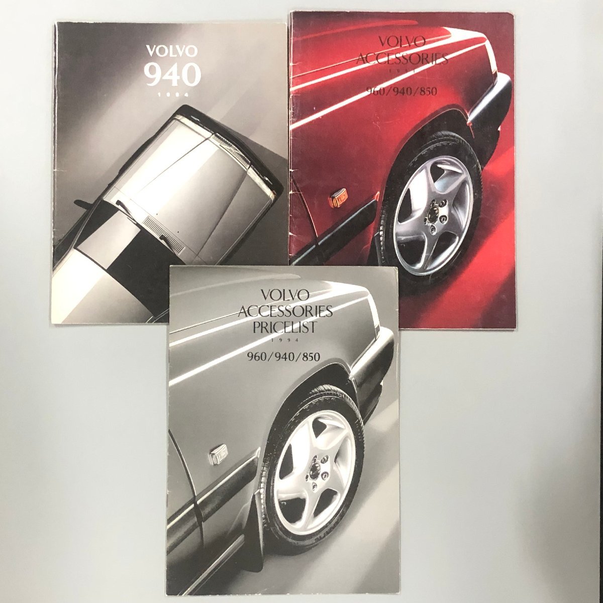 『 VOLVO 940 ／ ACCESSORIES 』3冊 ボルボ カタログ 1994_画像1