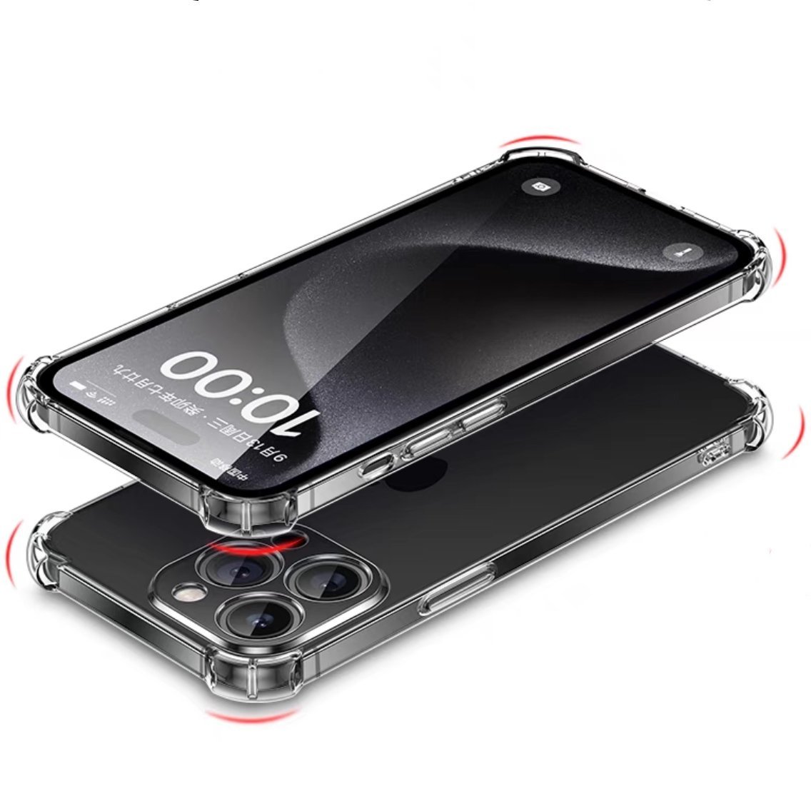 iPhone15ProMax 用 スマホケース ケース 透明 クリア エアクッション　一体型カメラレンズ部分保護 スマホカバー 保護カバー 耐衝撃_画像7