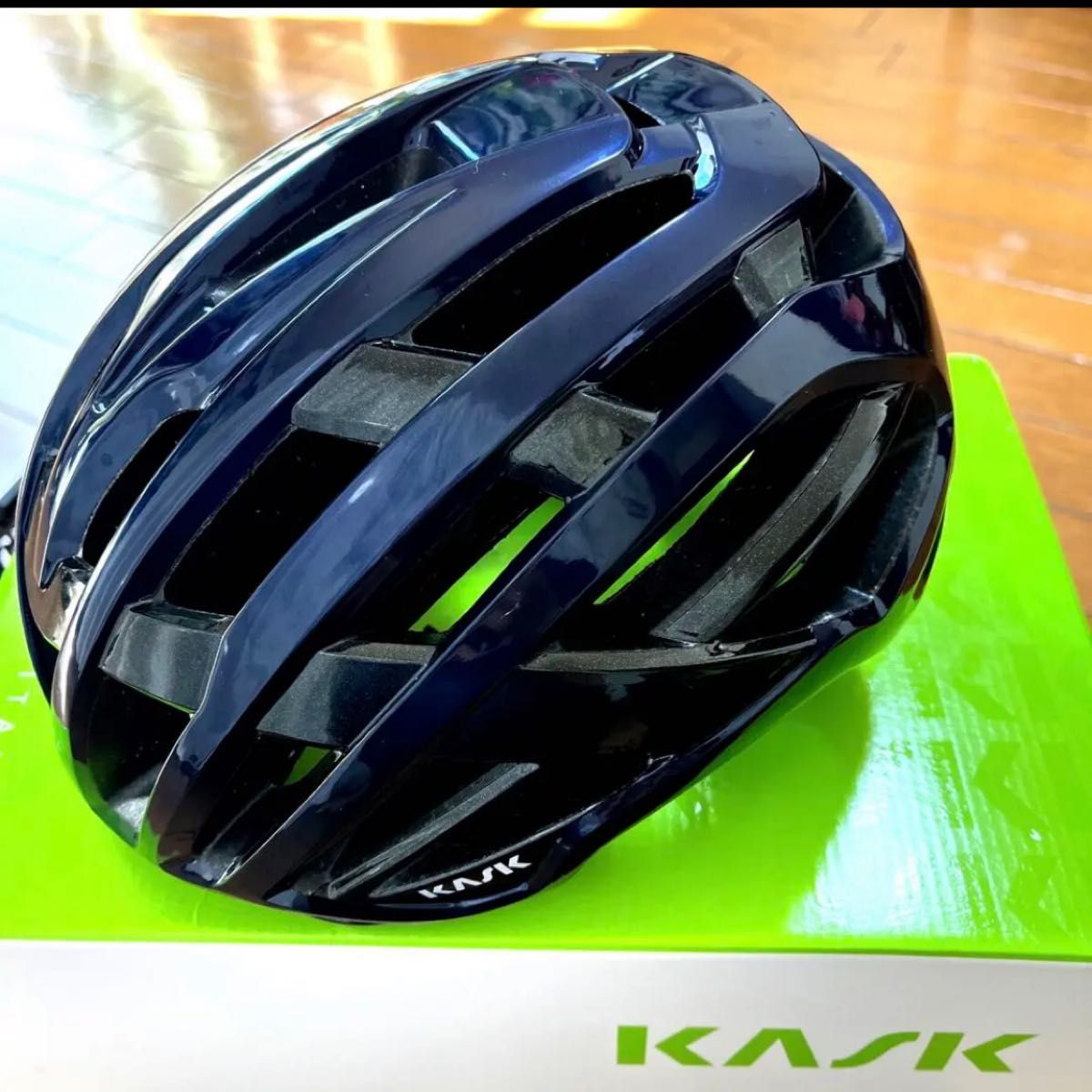 新品未使用　KASK カスク ヴァレグロ　ヘルメット　S  ネイビーブルー　WG 自転車アクセサリー ロードバイクヘルメット 