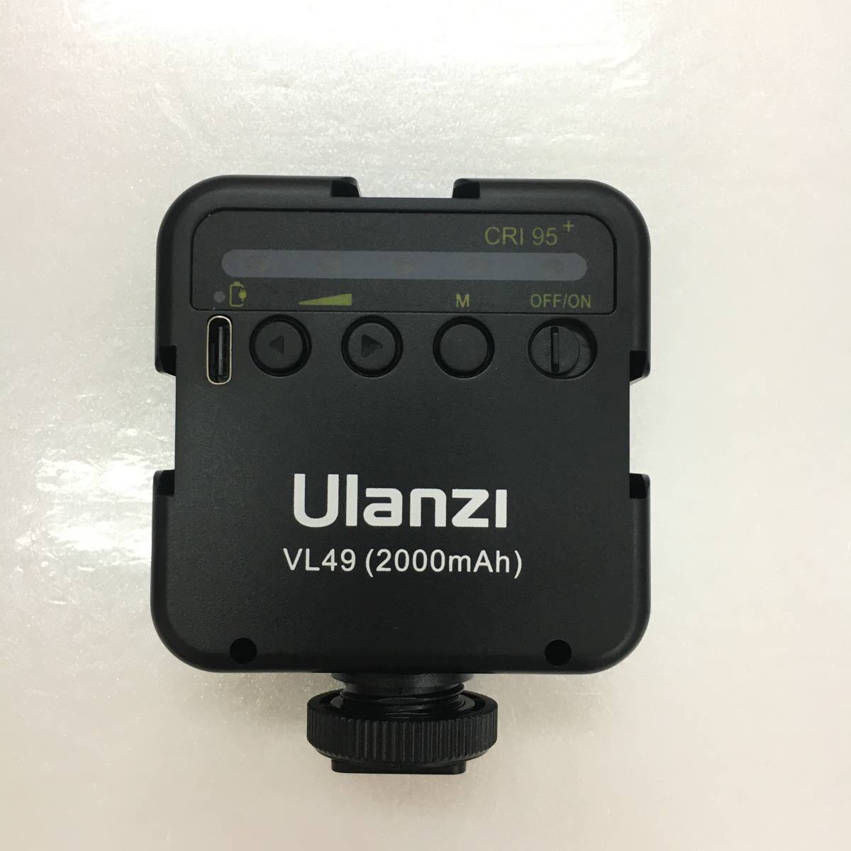 【1円オークション】 Ulanzi VL49 LEDビデオライト カメラライト Ulanzi VL49 充電式 2000mAh 超高輝度 撮影用ライト TS01A000697_画像4