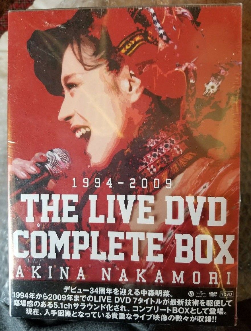 中森明菜　ＴＨＥ　ＬＩＶＥ　ＤＶＤ　ＣＯＭＰＬＥＴＥ　ＢＯＸ