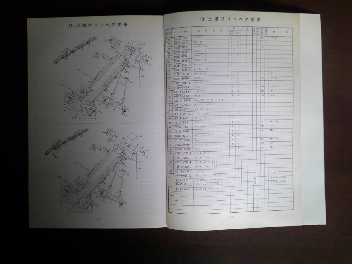送料無料！クボタ ばらまき機　SR-1C　SR-300A　SR- 500A　純正部品表　パーツリスト　パーツカタログ 　(A12)_画像4