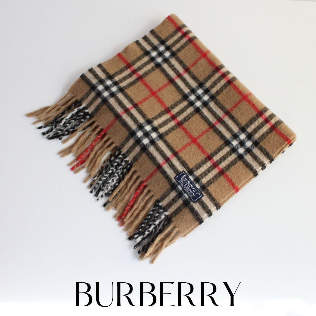 バーバリー 大判ストール BURBERRY カシミヤ100% Yahoo!フリマ（旧）-