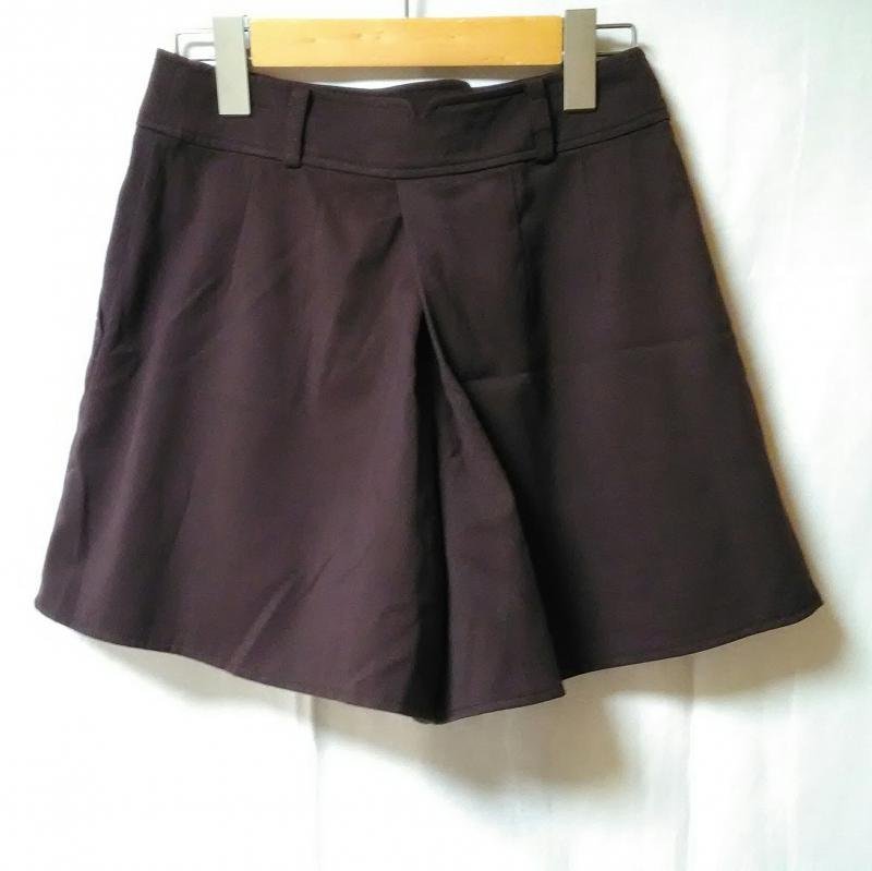 ef-de 7 エフデ パンツ キュロット Pants Trousers Divided Skirt Culottes 茶 / ブラウン / 10002657_画像2