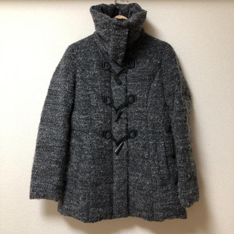 KRIZIA 40 クリツィア コート ダウンコート Coat 灰 / グレー / X 黒 / ブラック / 10008646