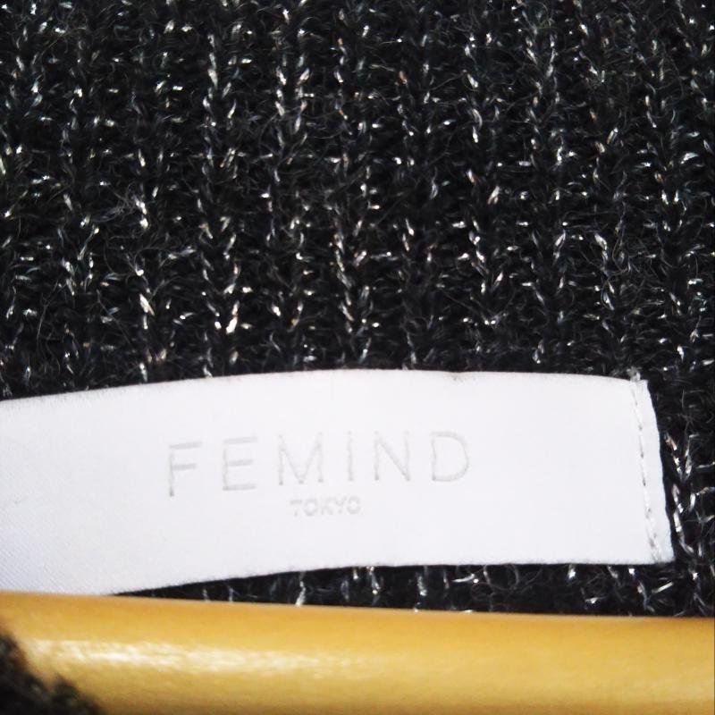FEMIND TOKYO L フェマイントウキョウ ニット、セーター 長袖 Knit Sweater 銀 / シルバー / 10009991_画像6