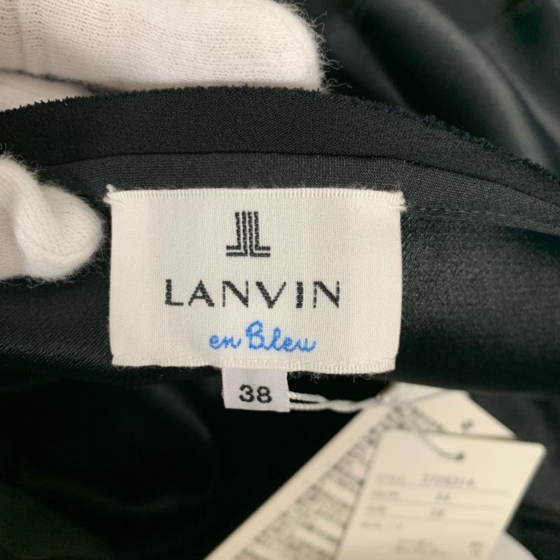 LANVIN en Bleu 38 ランバンオンブルー ワンピース ひざ丈スカート One-Piece Medium Skirt 黒 / ブラック / 10014687_画像10