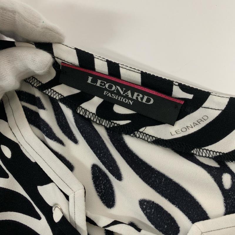 LEONARD 1 レオナール ワンピース ミニスカート One-Piece Mini Skirt Short Skirt 白 / ホワイト / X 黒 / ブラック / 10029337_画像9