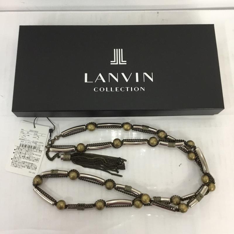 LANVIN 表記無し ランバン アクセサリー ネックレス、ペンダント 2031002 アンティーク調ネックレス 箱有 10064978