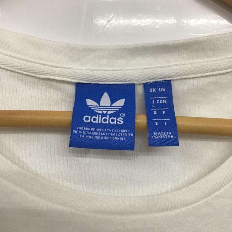 adidas L アディダス Tシャツ 半袖 T Shirt 白 / ホワイト / 10072825_画像6