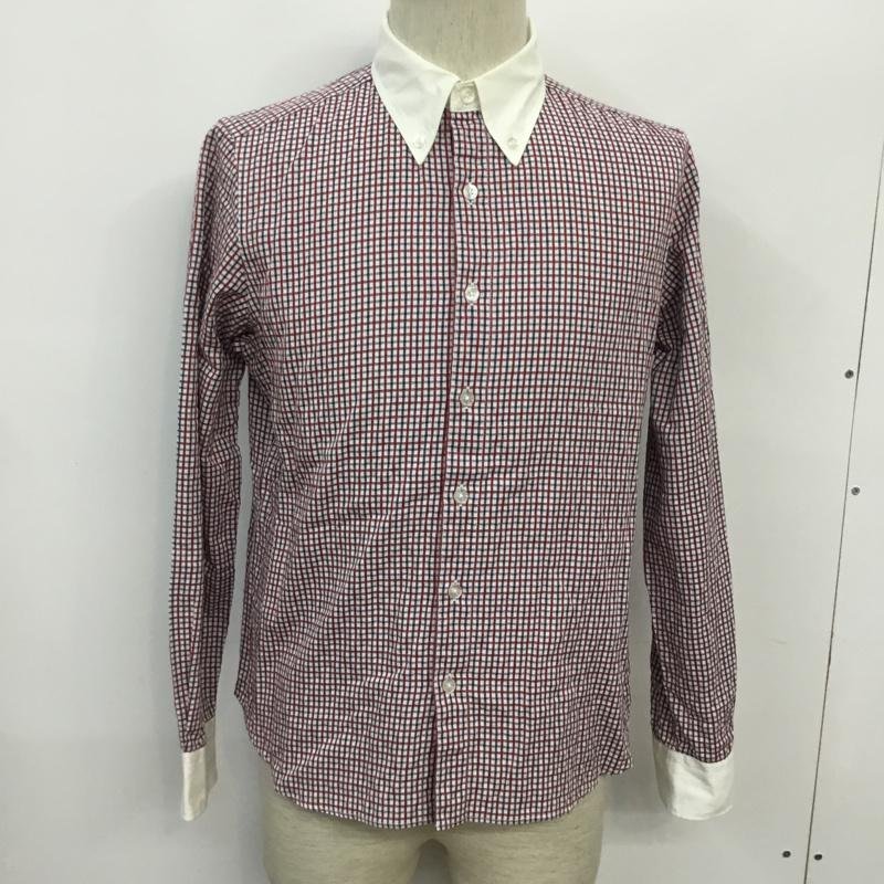FAT Mefei футболка, блуза длинный рукав проверка рубашка рубашка с длинным рукавом кнопка down рубашка Shirt Blouse 10044824