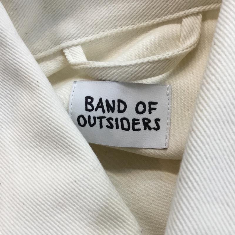 Band of Outsiders XS частота ob наружный носорог da-z жакет, верхняя одежда жакет, блейзер Denim жакет белый Denim 10057981
