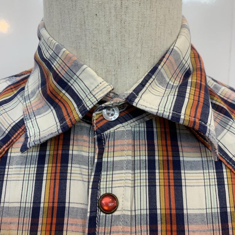 SCOTCH＆SODA S スコッチアンドソーダ シャツ、ブラウス 半袖 カジュアルシャツ チェック ロゴ Shirt Blouse 10034742_画像4