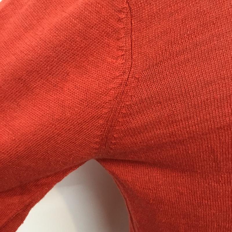 URBAN RESEARCH M アーバンリサーチ ニット、セーター 七分袖 麻 リネン Knit Sweater 橙 / オレンジ / 10043074_画像6