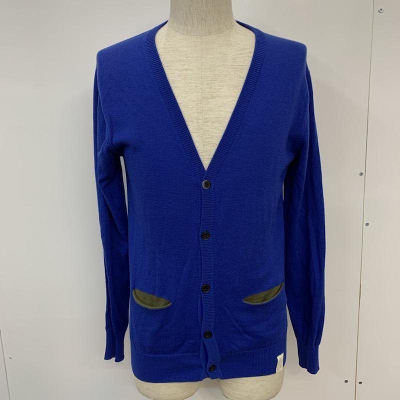 nano・universe 42 ナノユニバース カーディガン 長袖 Cardigan 青 / ブルー / 10042061_画像1