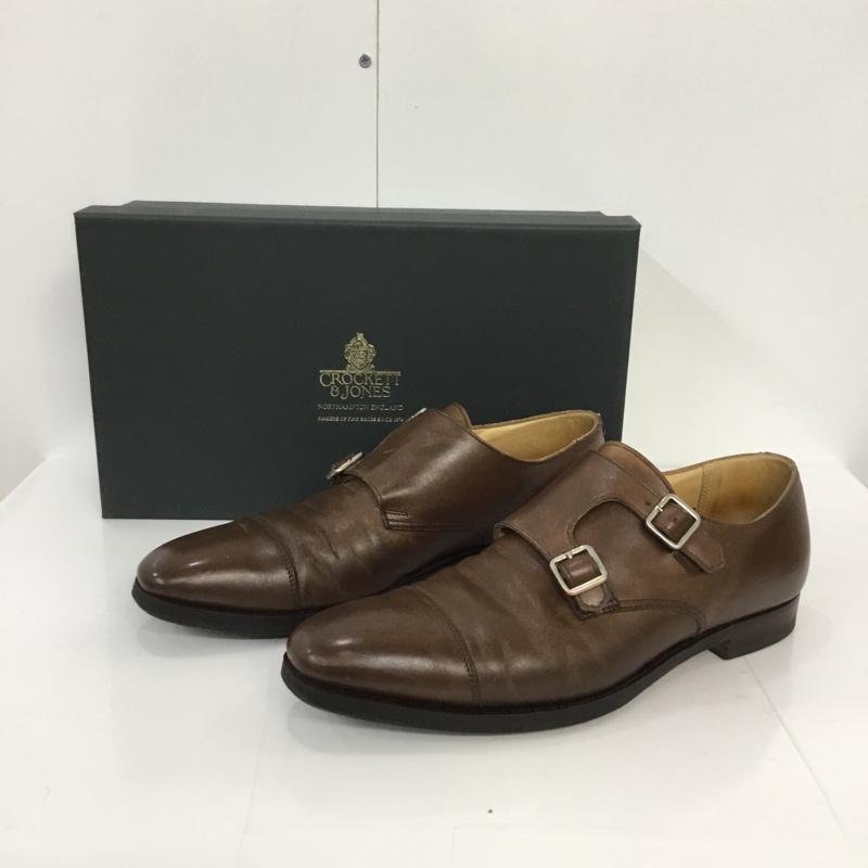 CROCKETT&JONES 表記無し クロケット＆ジョーンズ 革靴 革靴 LOWNDES 5170-14B 6E ダブルモンクシューズ Leather Shoes 10042756_画像1