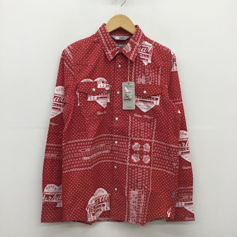 Carhartt WIP S カーハート ダブリューアイピー シャツ、ブラウス 長袖 × Slam jam 25周年 Shirt Blouse 赤 / レッド / 10048800