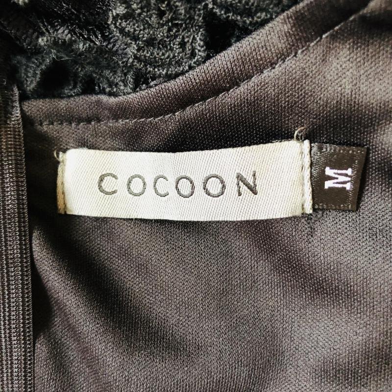 COCOON M コクーン ワンピース ひざ丈スカート One-Piece Medium Skirt 黒 / ブラック / 10005709_画像4