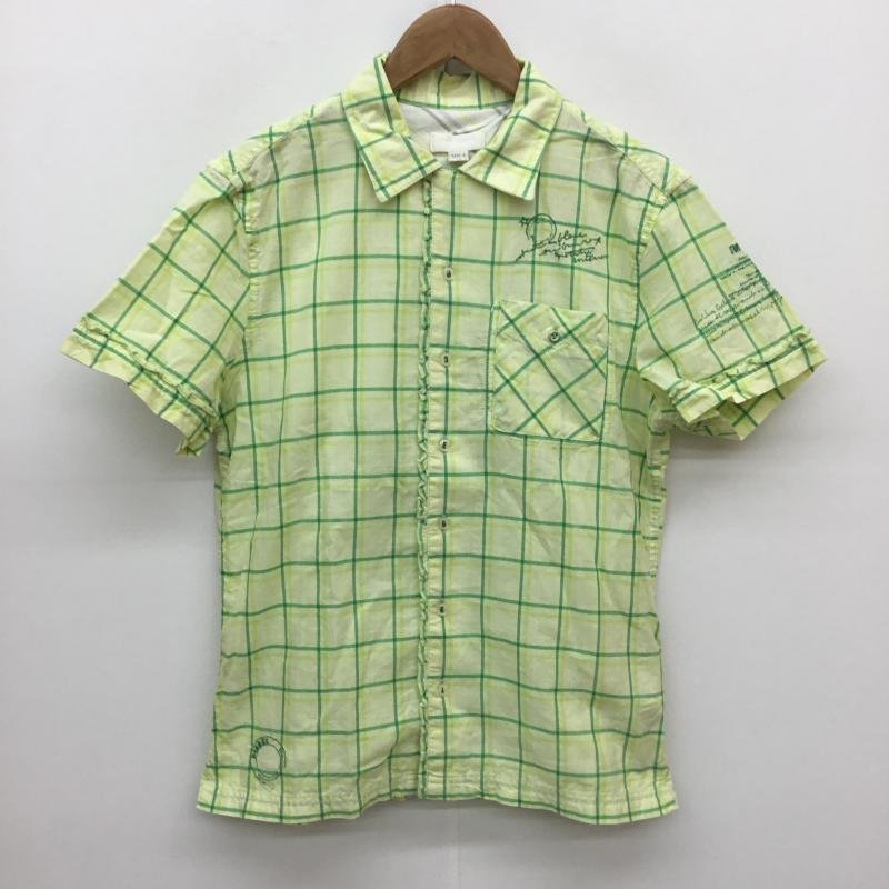 DIESEL S ディーゼル シャツ、ブラウス 半袖 Shirt Blouse 黄 / イエロー / X 緑 / グリーン / 10052532