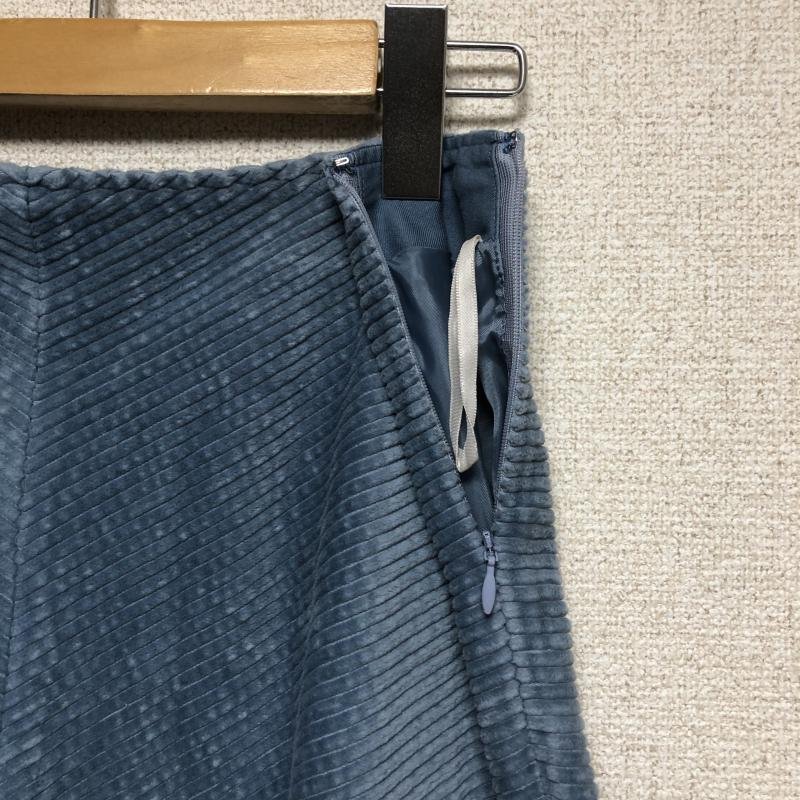 StyleNote inscription less style Note skirt knee height skirt corduroy flair skirt Skirt Medium Skirt blue / blue / 10014446